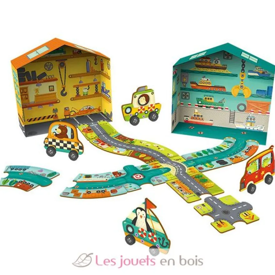 Coffret circuit en puzzle - Mideer