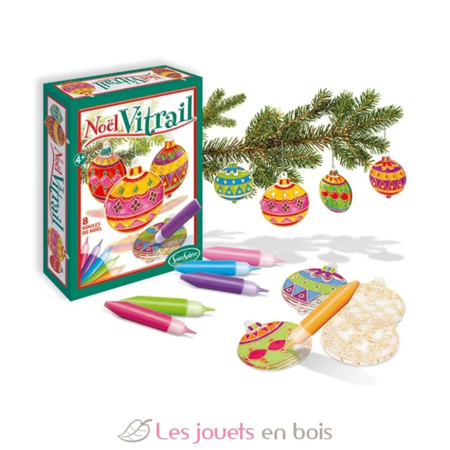 Coffret créatif Noël Vitrail - Sentosphère
