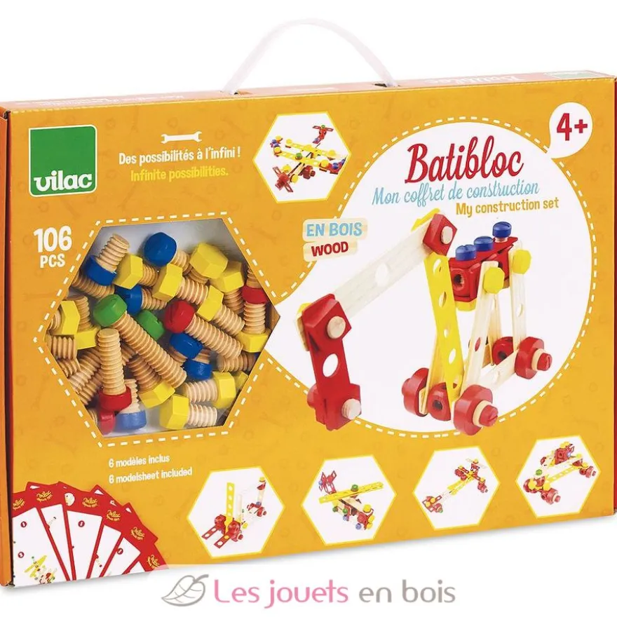 Coffret de construction Batibloc - Vilac