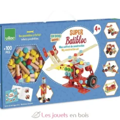 Coffret de construction Super Batibloc - Vilac