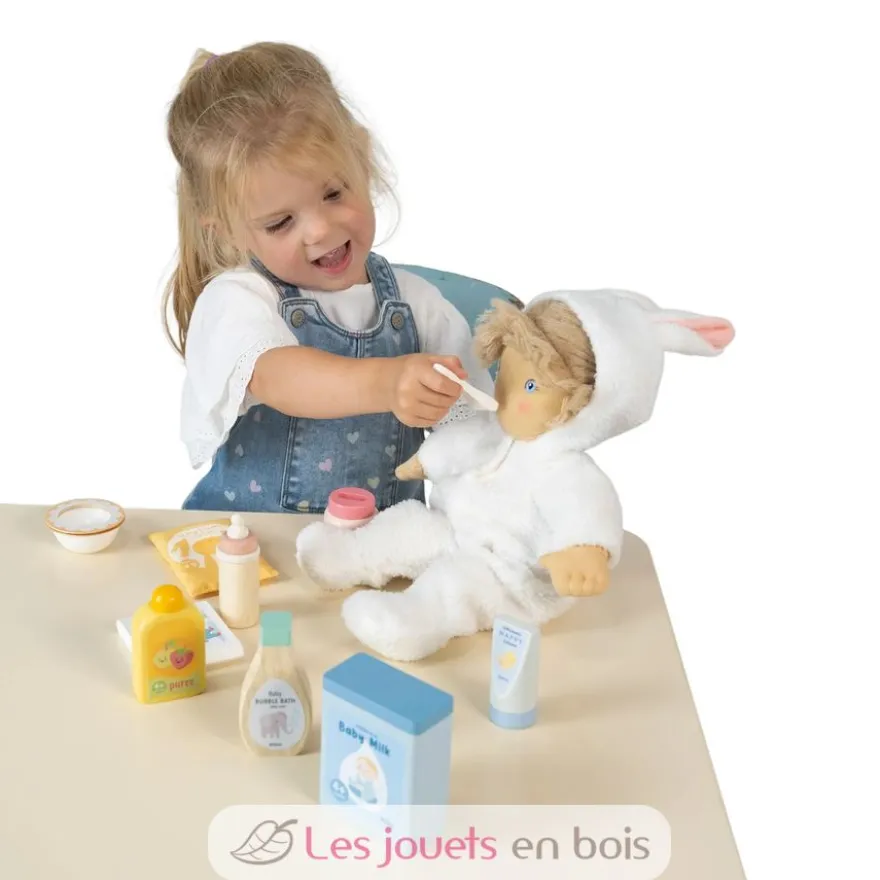 Coffret de soins pour bébé en bois - Tender Leaf Toys