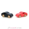 Coffret de 4 voitures en bois Super cars - Vilac