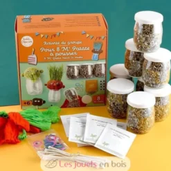 Coffret DIY - Mr Patate à faire pousser - Radis et Capucine