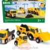Coffret 3 engins de chantier - Brio