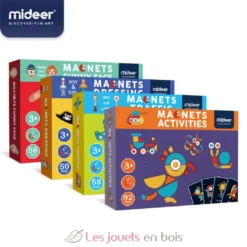Coffret 92 formes magnétiques - Mideer