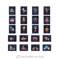 Coffret 92 formes magnétiques - Mideer