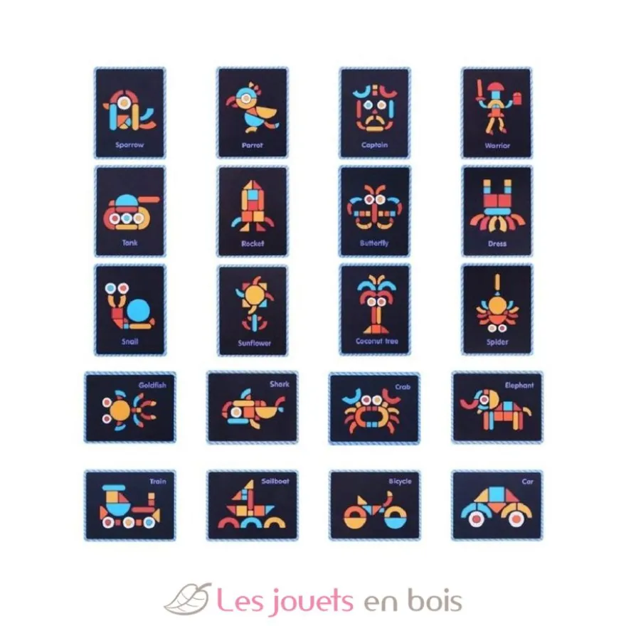 Coffret 92 formes magnétiques - Mideer