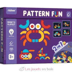 Coffret 92 formes magnétiques - Mideer
