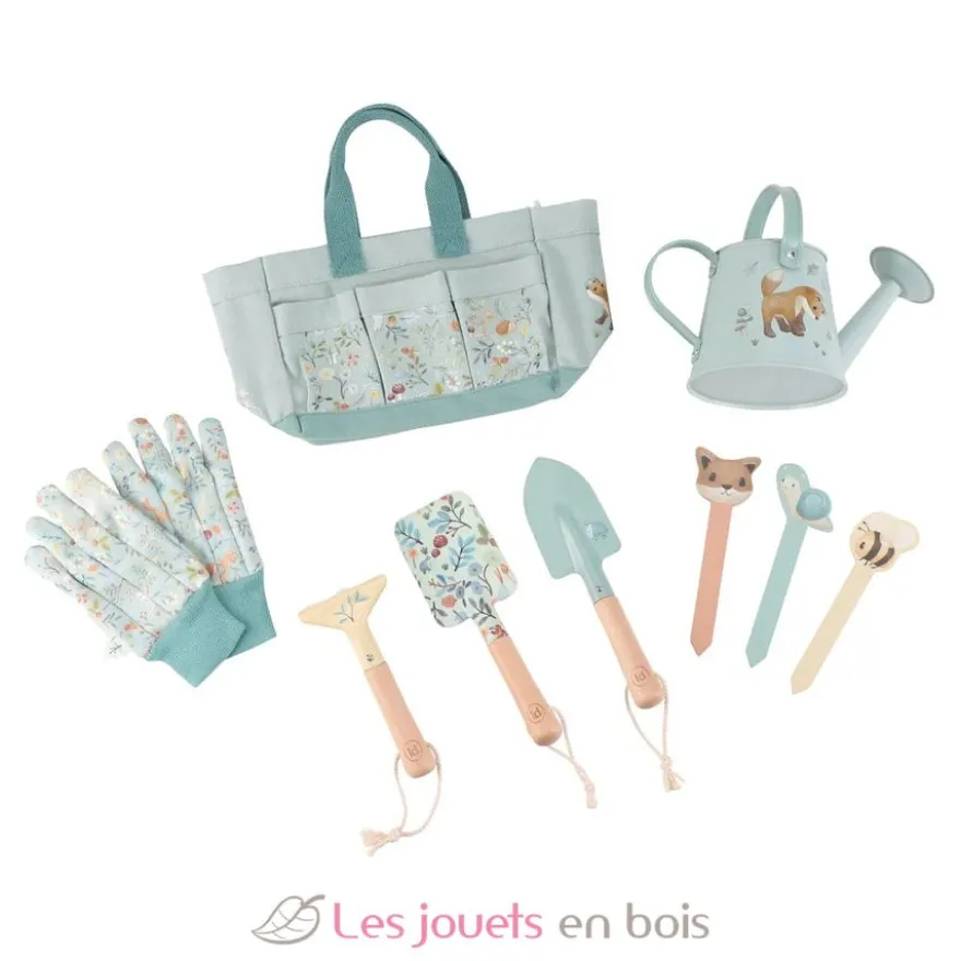 Coffret jardinage Forest Friends bleu - Little Dutch