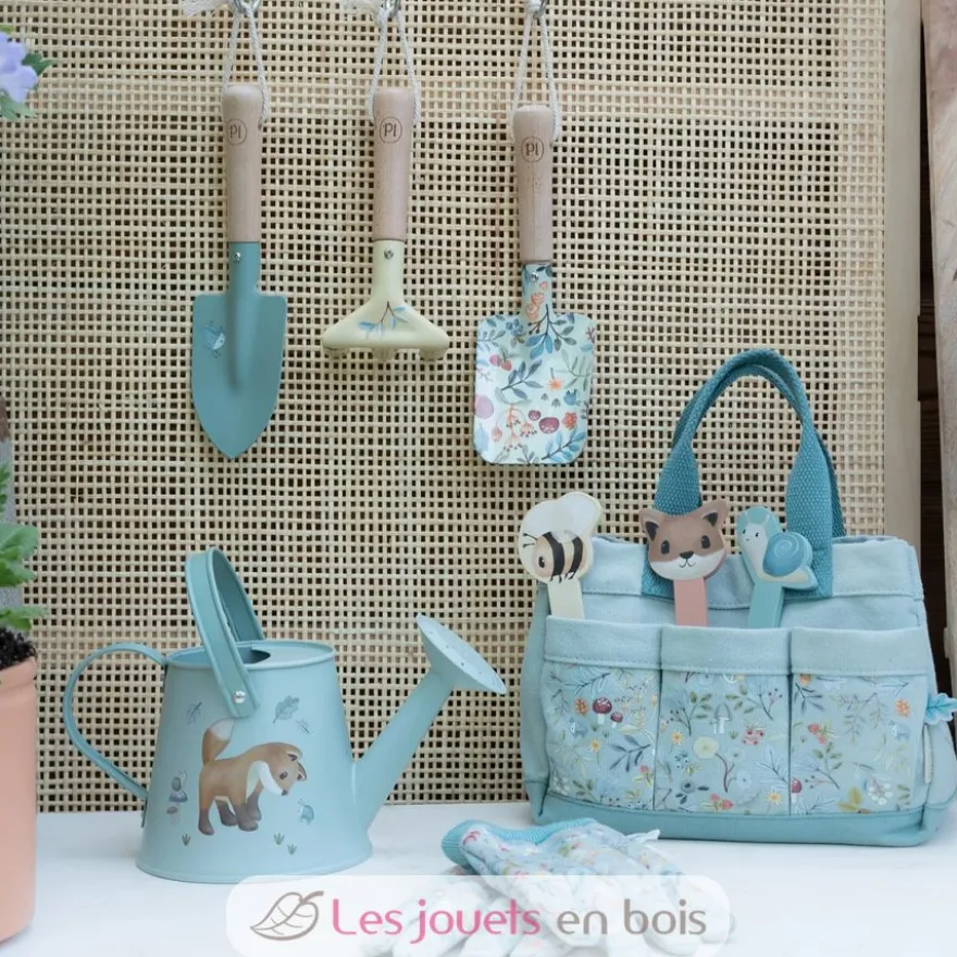 Coffret jardinage Forest Friends bleu - Little Dutch