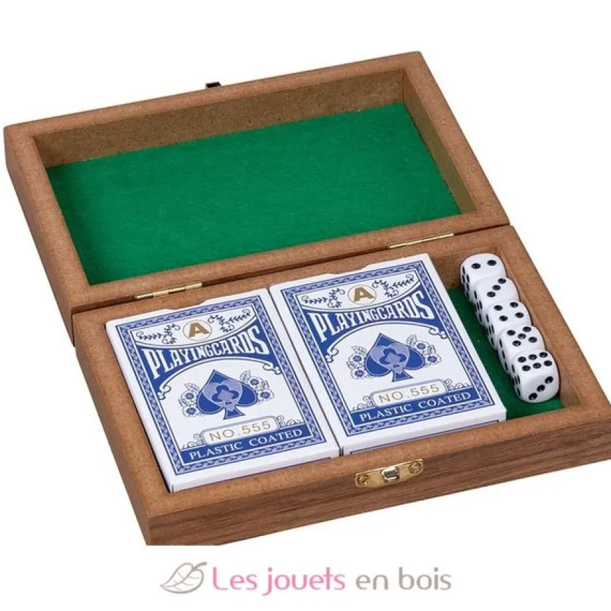 Coffret jeux de cartes et de dés - Goki