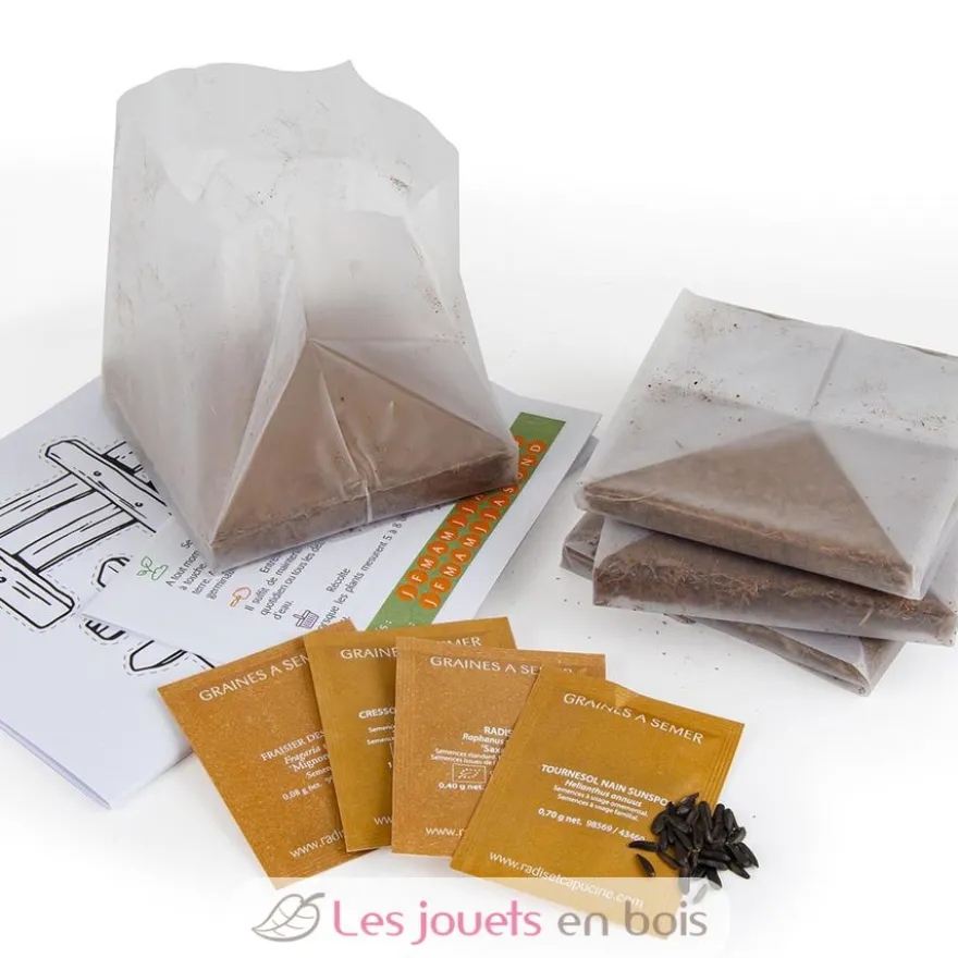 Coffret Mini Potager - Radis et Capucine