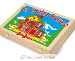 Coffret Mon Chalet en bois 175 pièces - Jeujura