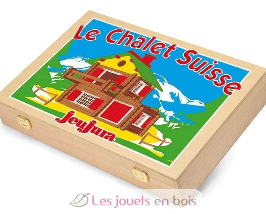 Coffret Mon Chalet en bois 175 pièces - Jeujura