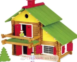 Coffret Mon Chalet en bois 175 pièces - Jeujura