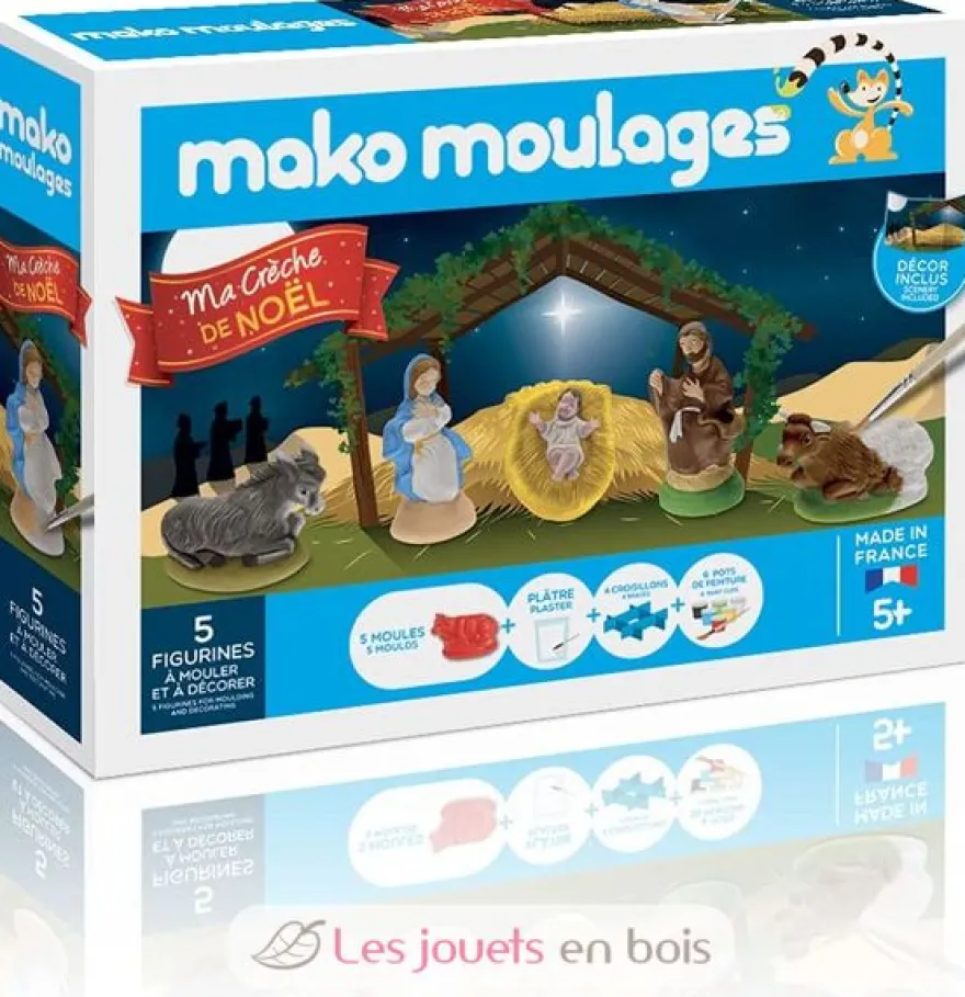 Coffret moulage Crèche de Noël - mako moulages