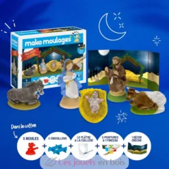 Coffret moulage Crèche de Noël - mako moulages