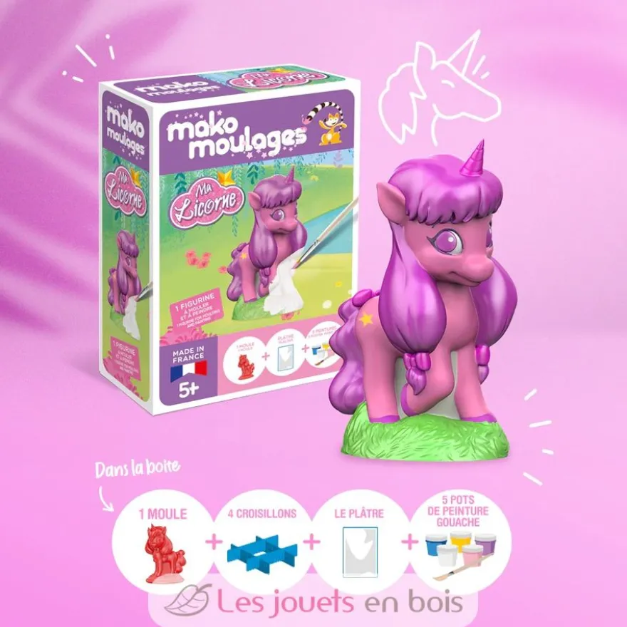 Coffret moulage Ma licorne Étoile - mako moulages