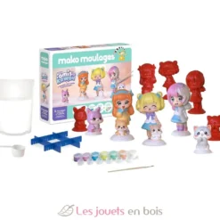 Coffret moulage Mes amis Kawaii - mako moulages