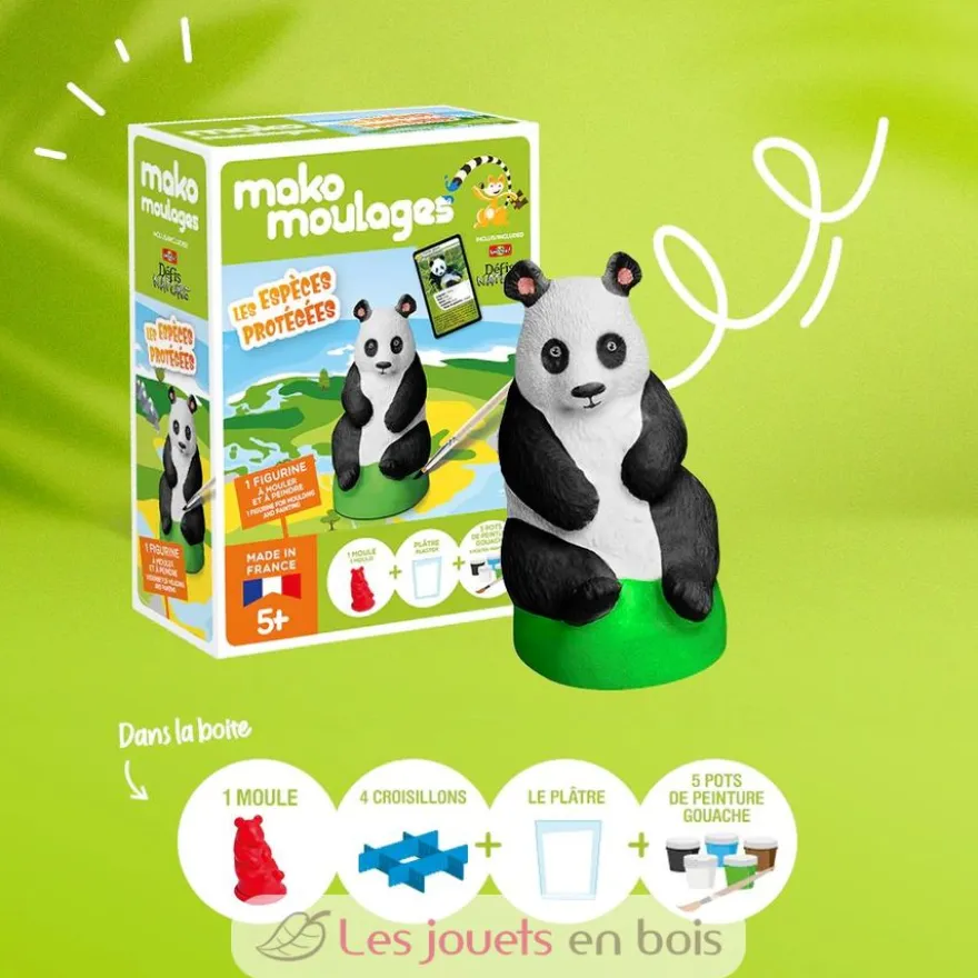 Coffret moulage Panda géant - mako moulages