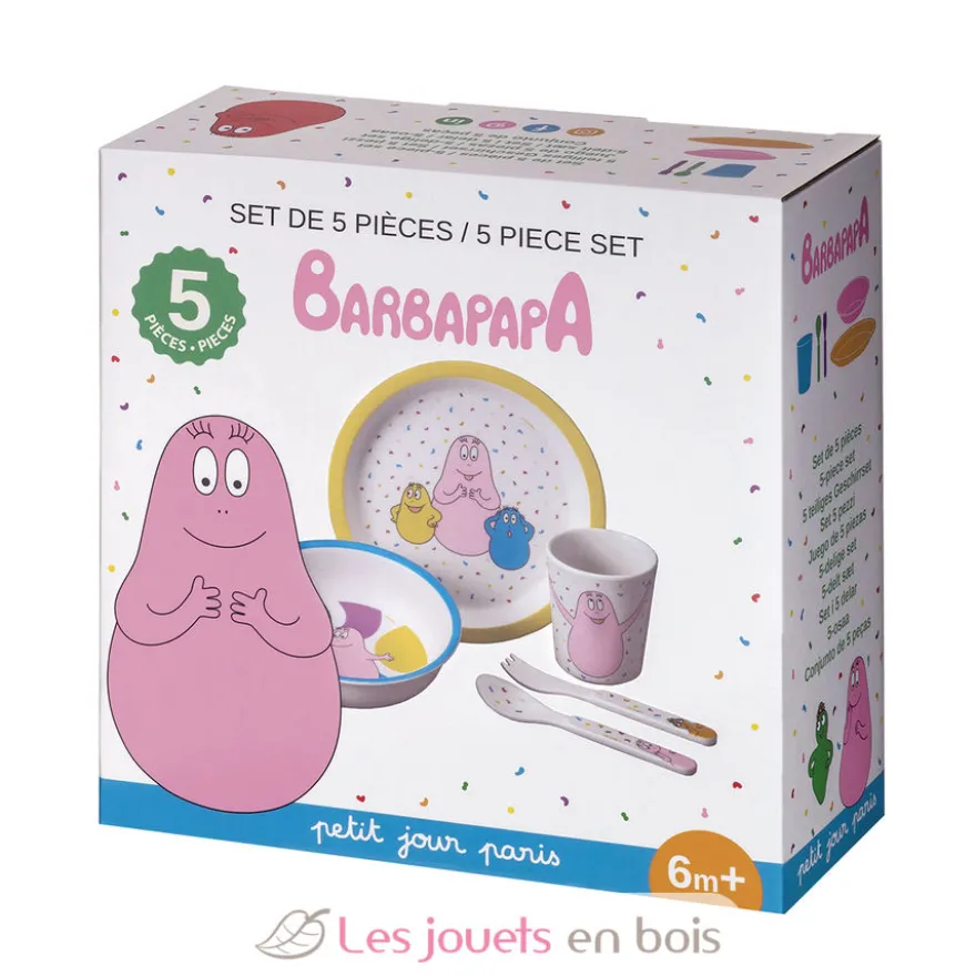 Coffret 5 pièces Barbapapa - Petit Jour