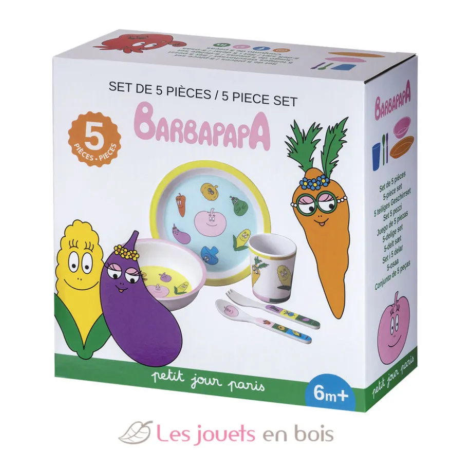 Coffret 5 pièces Barbapapa Veggie - Petit Jour