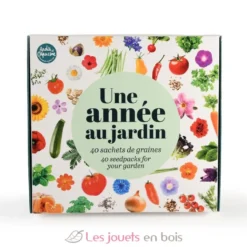 Coffret 40 sachets de graines à semer - Radis et Capucine