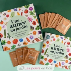 Coffret 40 sachets de graines à semer - Radis et Capucine