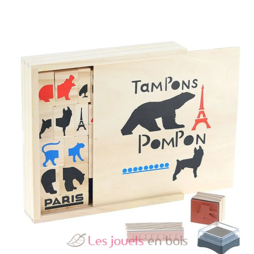 Coffret tampons Pompon - Vilac