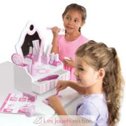 Coiffeuse en bois avec accessoires - Melissa & Doug