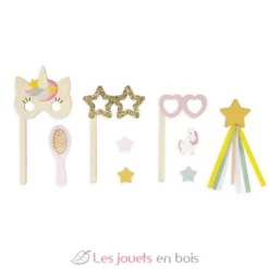 Coiffeuse en bois et accessoires Licorne - Janod