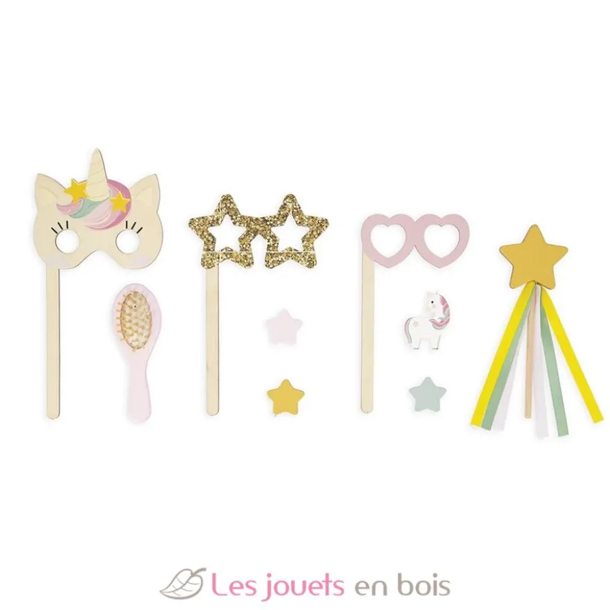 Coiffeuse en bois et accessoires Licorne - Janod