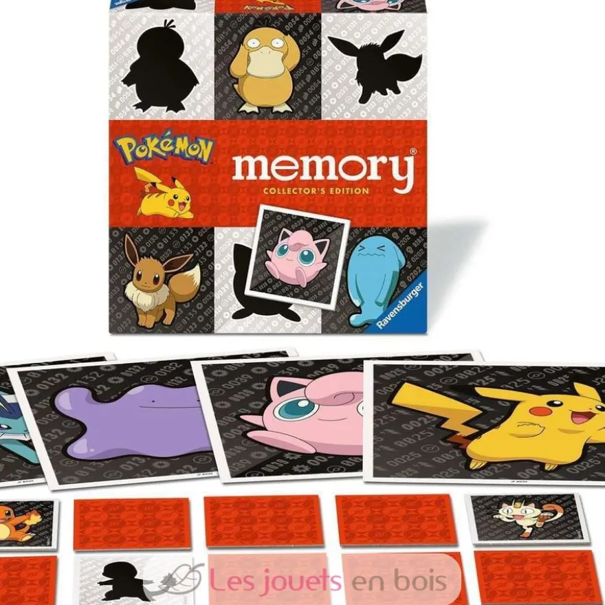 Collectors' memory Pokémon - 64 cartes et 16 mini posters - Ravensburger
