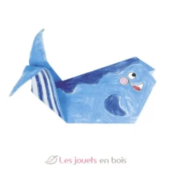 Coloring Origami - Baleine - Fridolin
