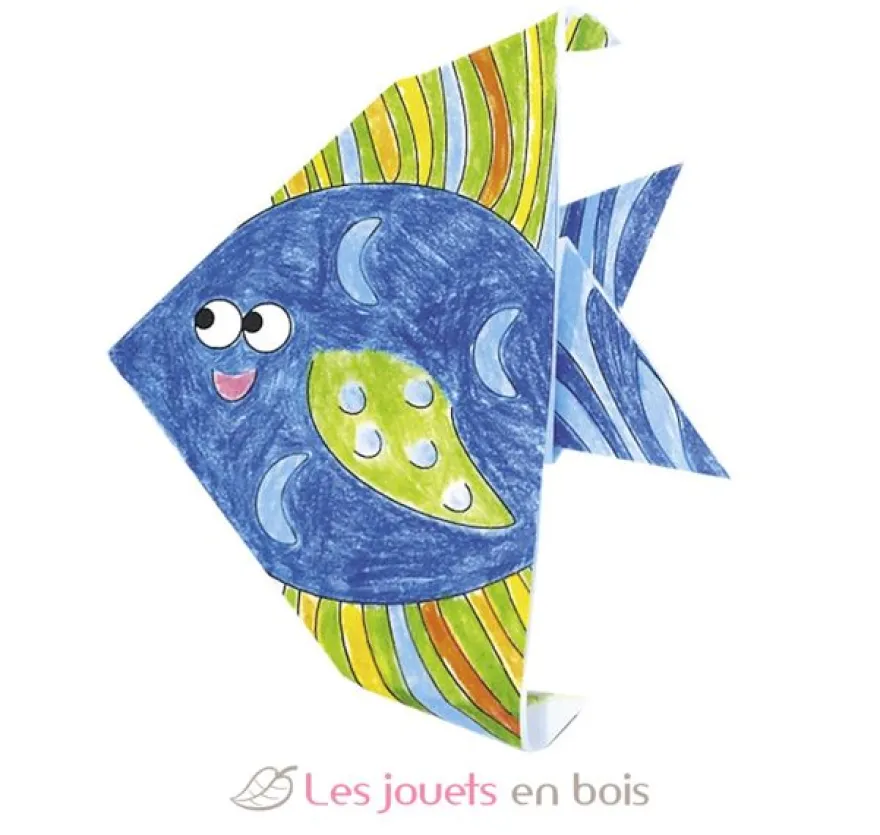 Coloring Origami - Poisson - Fridolin
