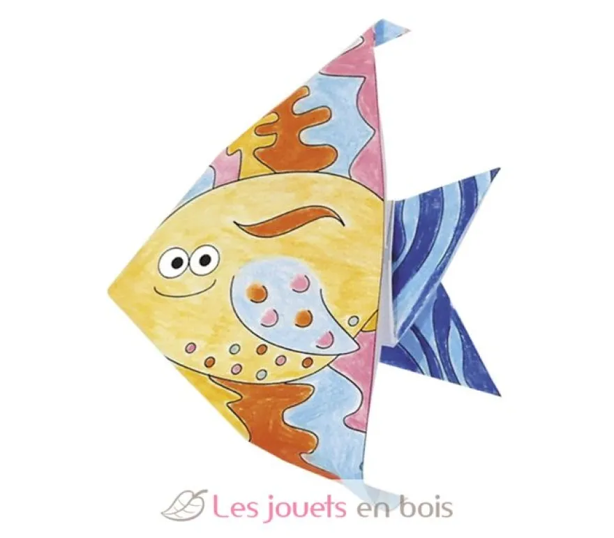 Coloring Origami - Poisson - Fridolin