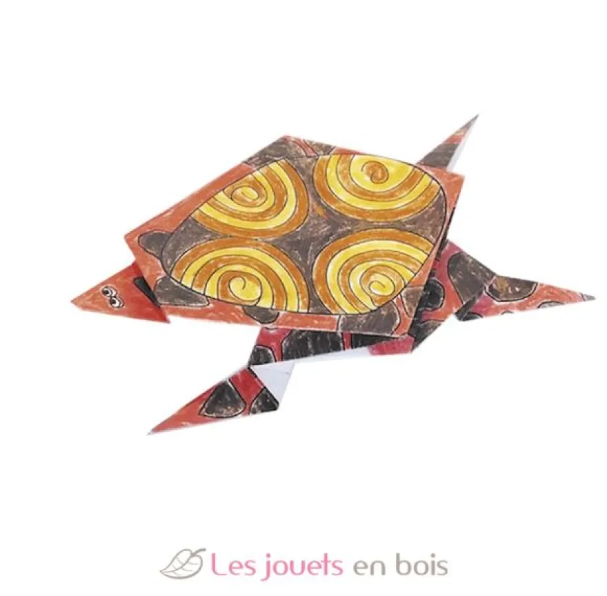 Coloring Origami - Tortue - Fridolin