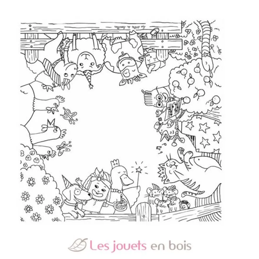 Coloritable La Ferme en Folie - Les Drôles de Bouilles