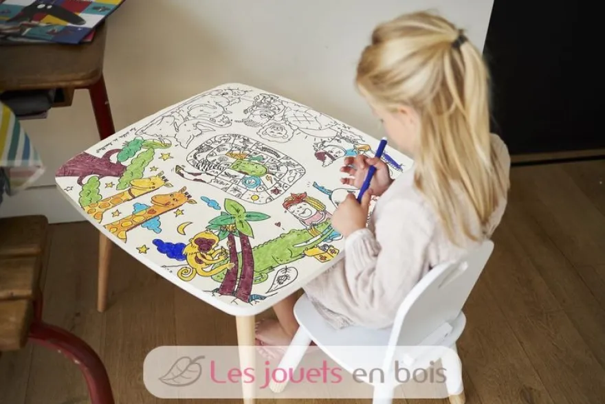 Coloritable La Savane s'amuse - Les Drôles de Bouilles
