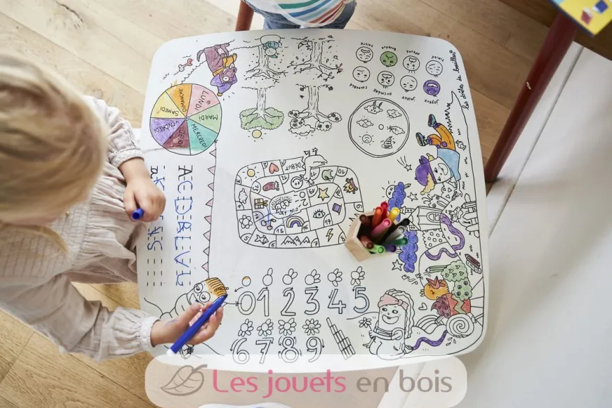 Coloritable L'Atelier des artistes - Les Drôles de Bouilles