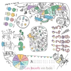 Coloritable L'Atelier des artistes - Les Drôles de Bouilles