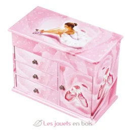Commode à Musique Ballerine Rose - Trousselier