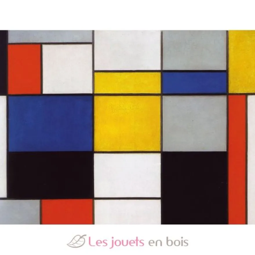 Composition 123 de Mondrian - Puzzle Michèle Wilson