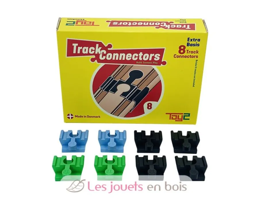 8 connecteurs de base pour rails - Toy2