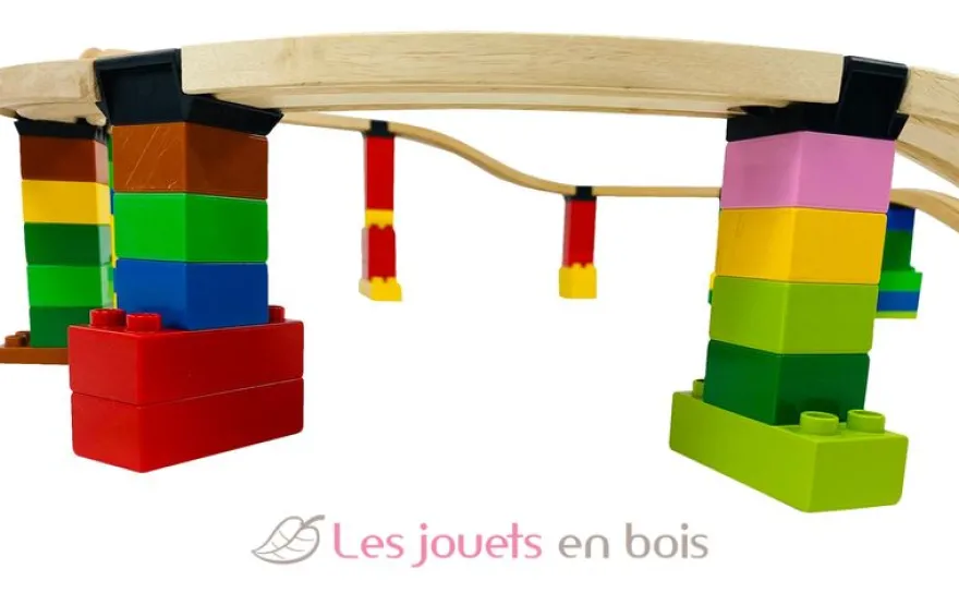 8 connecteurs de base pour rails - Toy2