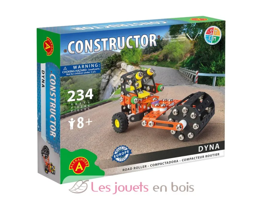 Constructor Dyna - Rouleau compresseur - Alexander Toys