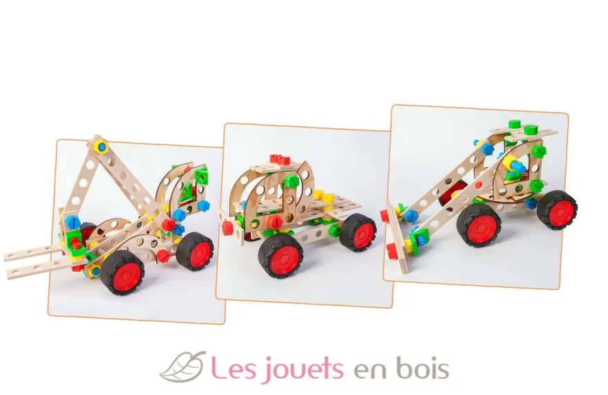 Constructor Junior 3x1 - Chariot élévateur - Alexander Toys