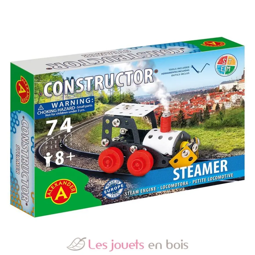 Constructor Steamer - Locomotive - Alexander Toys