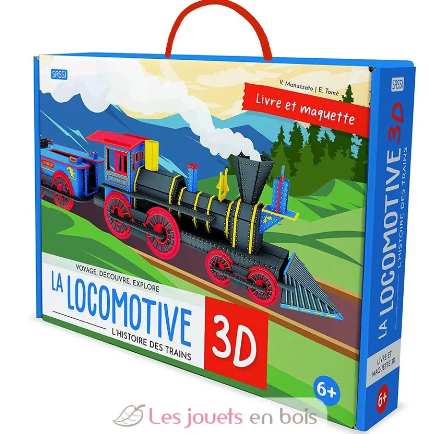 Construis la locomotive 3D - Sassi Junior