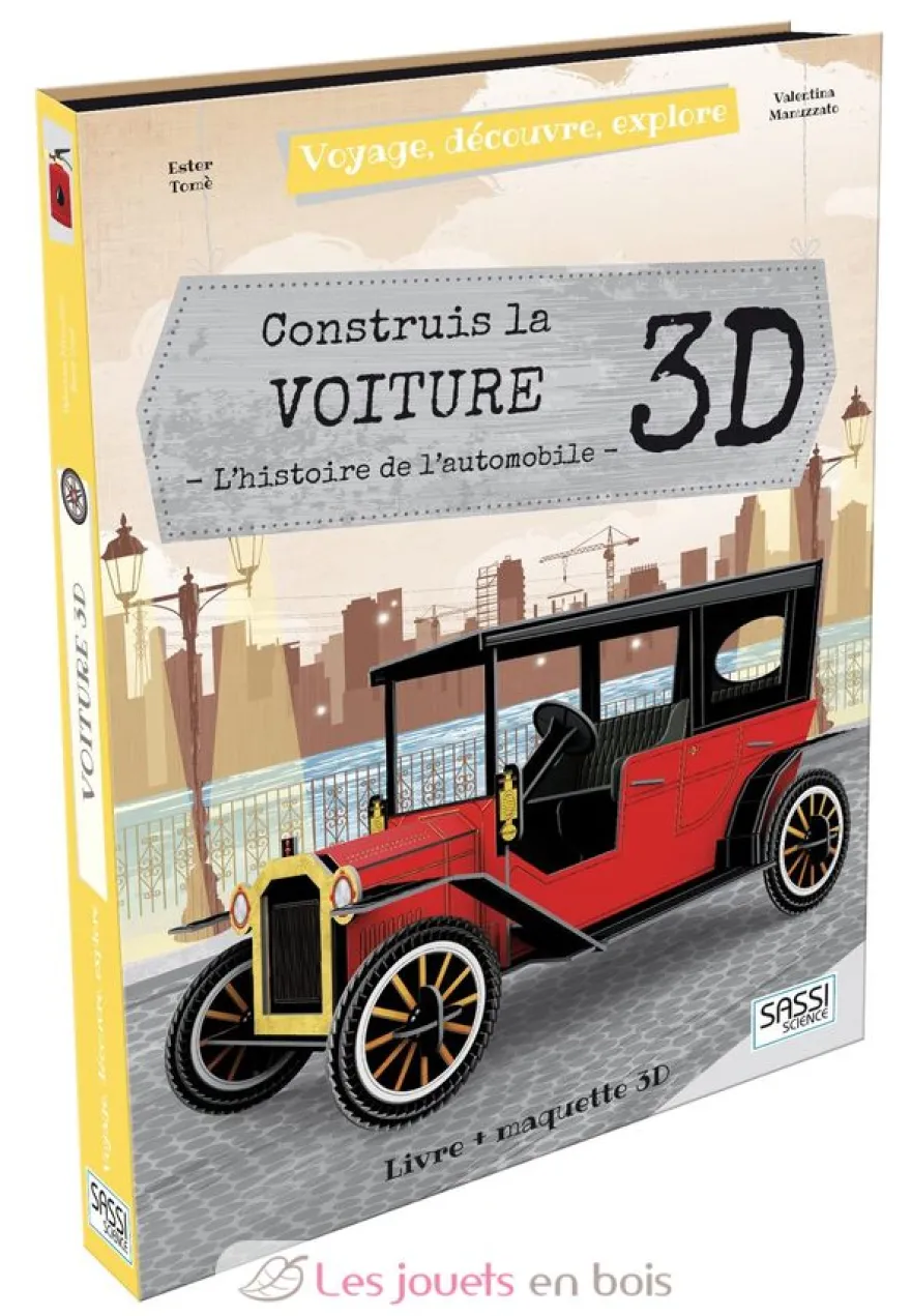 Construis la voiture 3D - Sassi Junior